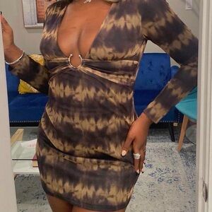 ZARA brown dress